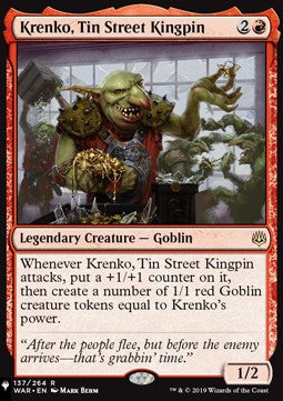 Krenko, Tin Street Kingpin ZNL-137 Rare Good Englisch