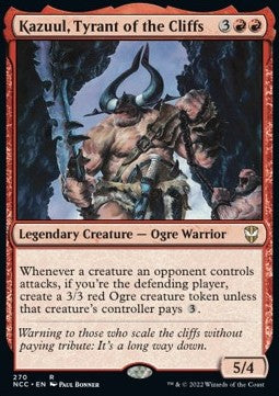 Kazuul, Tyrant of the Cliffs NCC-270 Rare Good Englisch