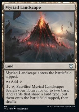 Myriad Landscape NCC-416 Uncommon Light Played Englisch