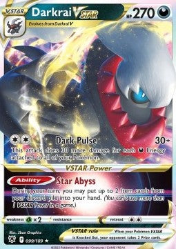 Darkrai VSTAR ASR-099 Ultra Rare Near Mint Deutsch