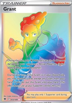 Grant ASR-203 Secret Rare Near Mint Englisch