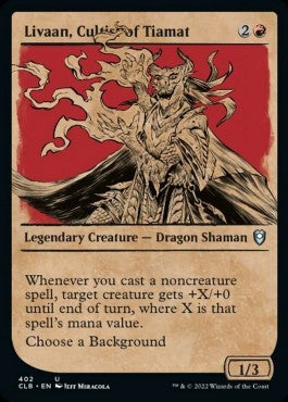 Livaan, Cultist of Tiamat (V.2) XCLB-402 Uncommon Excellent Englisch