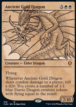 Ancient Gold Dragon (V.2) XCLB-376 Mythic Excellent Japanisch Foil