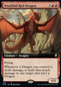 Wrathful Red Dragon XCLB-585 Rare Excellent Englisch