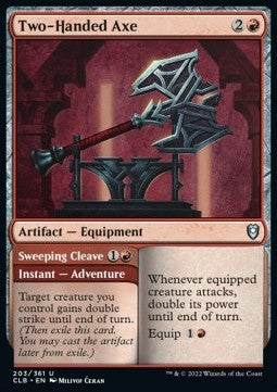 Two-Handed Axe CLB-203 Uncommon Near Mint Deutsch Foil