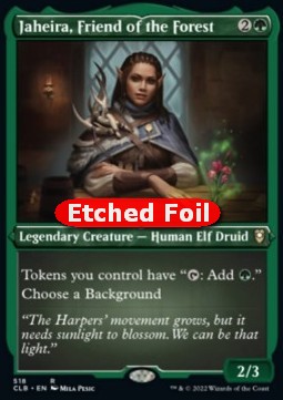Jaheira, Friend of the Forest (V.1) XCLB-518 Rare Excellent Englisch Foil