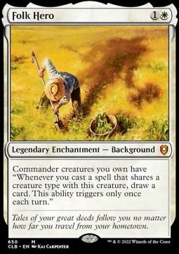 Folk Hero XCLB-650 Mythic Excellent Englisch Foil