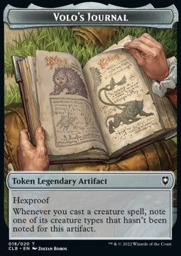 Volo's Journal Token // Treasure Token XCLB-T 18/17 Token Light Played Englisch Foil