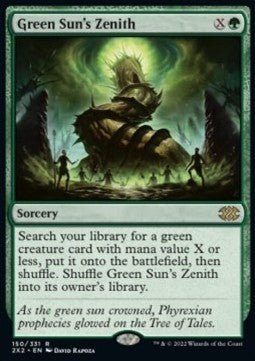 Green Sun's Zenith 2X2-150 Rare Near Mint Englisch