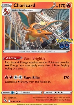 Glurak PGO-010 Holo Rare Excellent Deutsch