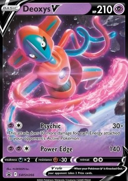 Deoxys V SWSH-266 Promo Light Played Deutsch
