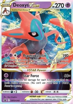 Deoxys VSTAR SWSH-268 Promo Boosterfrisch Deutsch