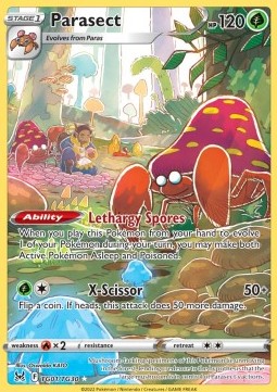 Parasek LOR-TG01 Holo Rare EX Deutsch