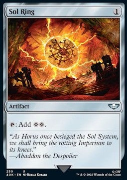 Sol Ring (V.2) 40K-250 Uncommon Near Mint Englisch