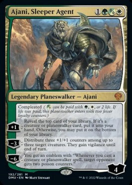 Ajani der Schläfer-Agent DMU-192 Mythic Excellent Deutsch