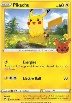 Pikachu BOO-EVS 049 Promo Good Englisch