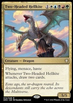 Two-Headed Hellkite DMC-14 Rare Excellent Englisch