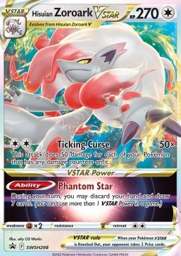 Hisui-Zoroark VSTAR SWSH-298 Promo Good Deutsch