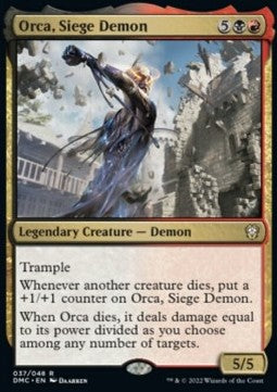 Orca, Siege Demon DMC-37 Rare Near Mint Englisch