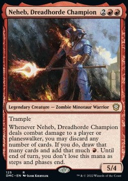 Neheb, Dreadhorde Champion DMC-125 Rare Near Mint Englisch