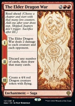 The Elder Dragon War DMU-121 Rare Excellent Englisch