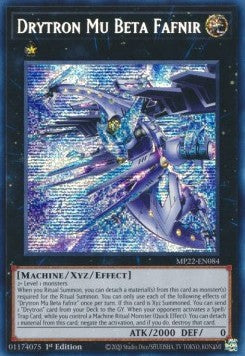 Drytron Mu Beta Fafnir MP22-084 Secret Rare Excellent Deutsch 1. Auflage