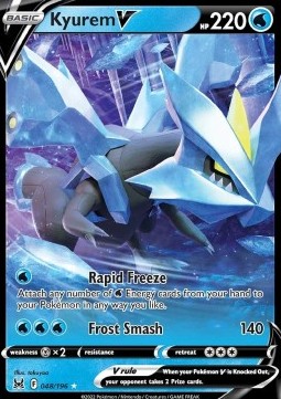 Kyurem V LOR-048 Ultra Rare Good Deutsch
