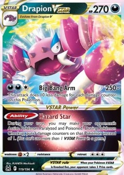 Drapion VSTAR LOR-119 Ultra Rare Excellent Englisch