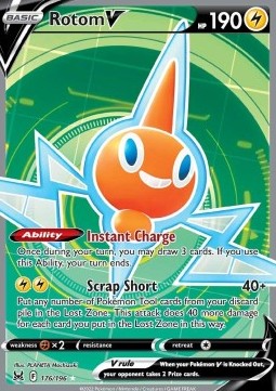 Rotom V LOR-176 Ultra Rare Near Mint Deutsch