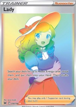 Lady LOR-208 Secret Rare Near Mint Deutsch
