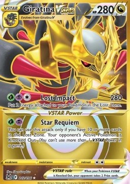 Giratina VSTAR LOR-212 Secret Rare Near Mint Deutsch