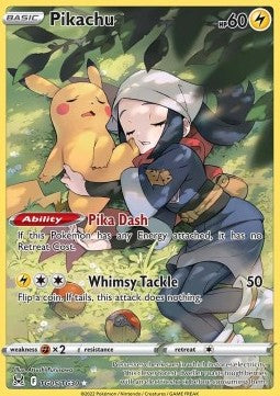Pikachu LOR-TG05 Holo Rare Near Mint Deutsch