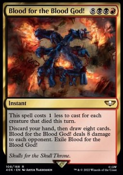 Blood for the Blood God! 40K-108 Rare Excellent Englisch