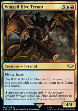 Winged Hive Tyrant 40K-148 Rare Near Mint Englisch