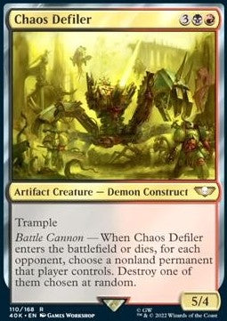 Chaos Defiler 40K-110 Rare Near Mint Englisch