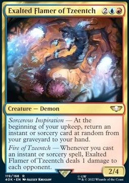 Exalted Flamer of Tzeentch 40K-119 Rare Near Mint Englisch