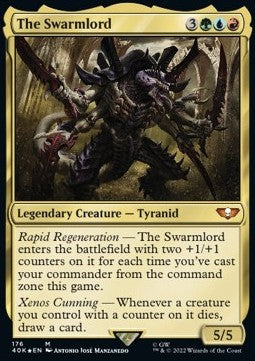 The Swarmlord (V.2) 40K-176 Mythic Near Mint Englisch Foil