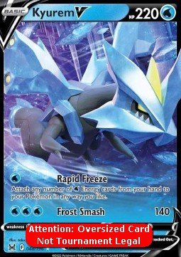 Kyurem V LOR-048 Oversized Boosterfrisch Deutsch