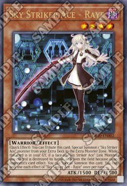 Himmelsjäger-Ass - Raye OP20-002 Ultimate Rare Near Mint Deutsch
