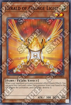 Herold des orangen Lichts OP20-005 Super Rare Excellent Deutsch