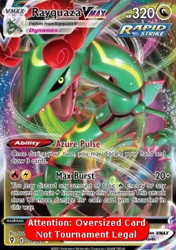 Rayquaza VMAX EVS-111 Oversized Near Mint Englisch