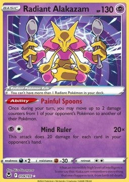 Radiant Alakazam SIT-059 Ultra Rare Near Mint Englisch