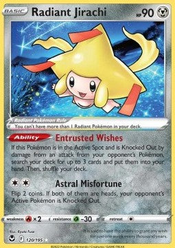 Radiant Jirachi SIT-120 Ultra Rare Excellent Englisch