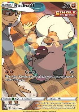 Rockruff SIT-TG07 Holo Rare Near Mint Englisch