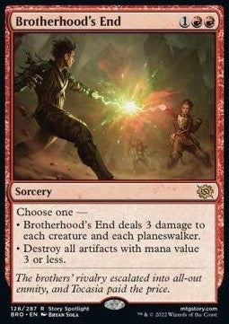 Brotherhood's End BRO-128 Rare Excellent Englisch