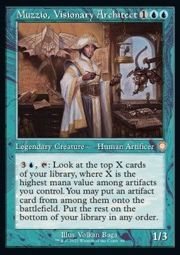 Muzzio, Visionary Architect BRC-89 Mythic Near Mint Deutsch