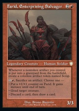 Farid, Enterprising Salvager BRC-13 Rare Near Mint Englisch
