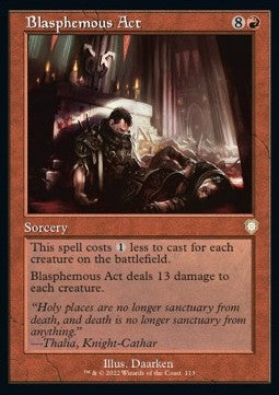 Blasphemous Act BRC-113 Rare Near Mint Englisch