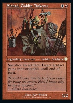 Slobad, Goblin Tinkerer BRC-118 Rare Near Mint Englisch