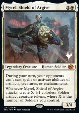 Myrel, Shield of Argive PBRO-18 Mythic Near Mint Englisch